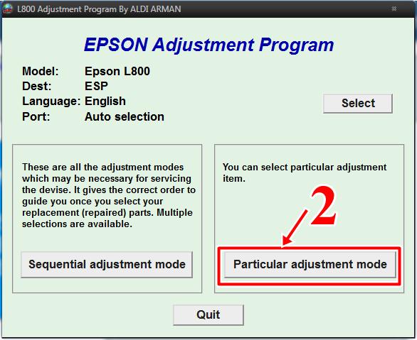 Epson l210 resetter adjustment program free download